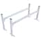 Adjustable Aluminum Van Roof Ladder Rack 400lb Heavy Duty Roof Rack 7