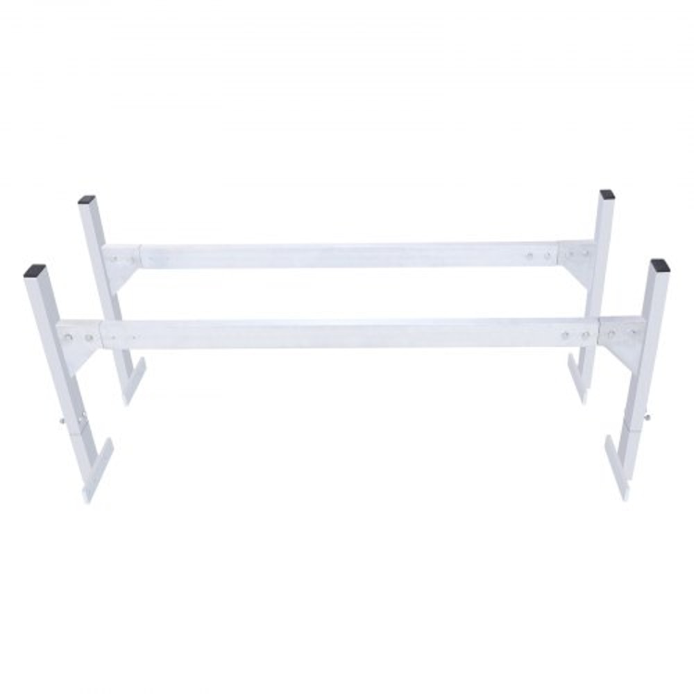 Adjustable Aluminum Van Roof Ladder Rack 400lb Heavy Duty Roof Rack 9