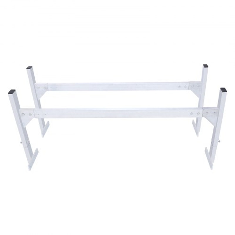 Adjustable Aluminum Van Roof Ladder Rack 400lb Heavy Duty Roof Rack 9