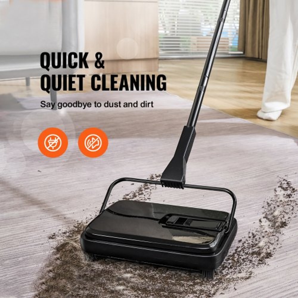 Manual Carpet Sweeper For Floors Rugs Pet Hair 1