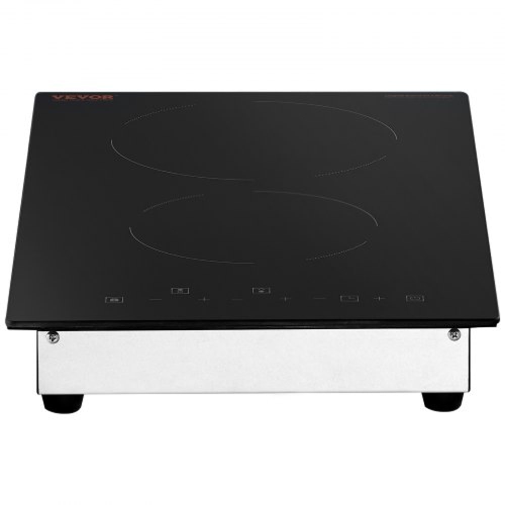 Built In Electric Cooktop 2 Burner Ceramic Stove Top With Sensor Touch Control Timer 8