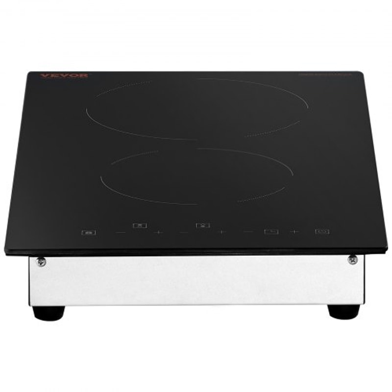Built In Electric Cooktop 2 Burner Ceramic Stove Top With Sensor Touch Control Timer 8