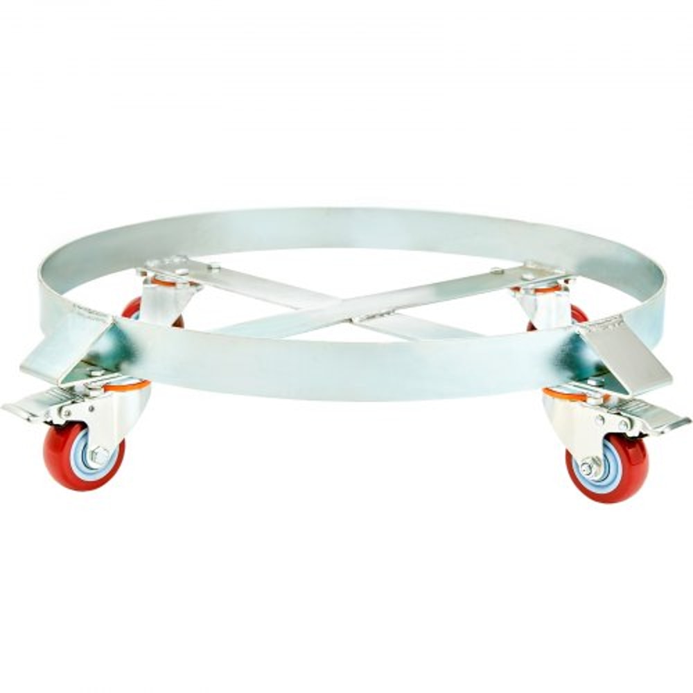 Heavy Duty 55 Gallon Drum Dolly Cart 1000lb Capacity 8