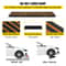 Heavy Duty Rubber Driveway Threshold Ramp Rise Curb Bridge Ramp 4