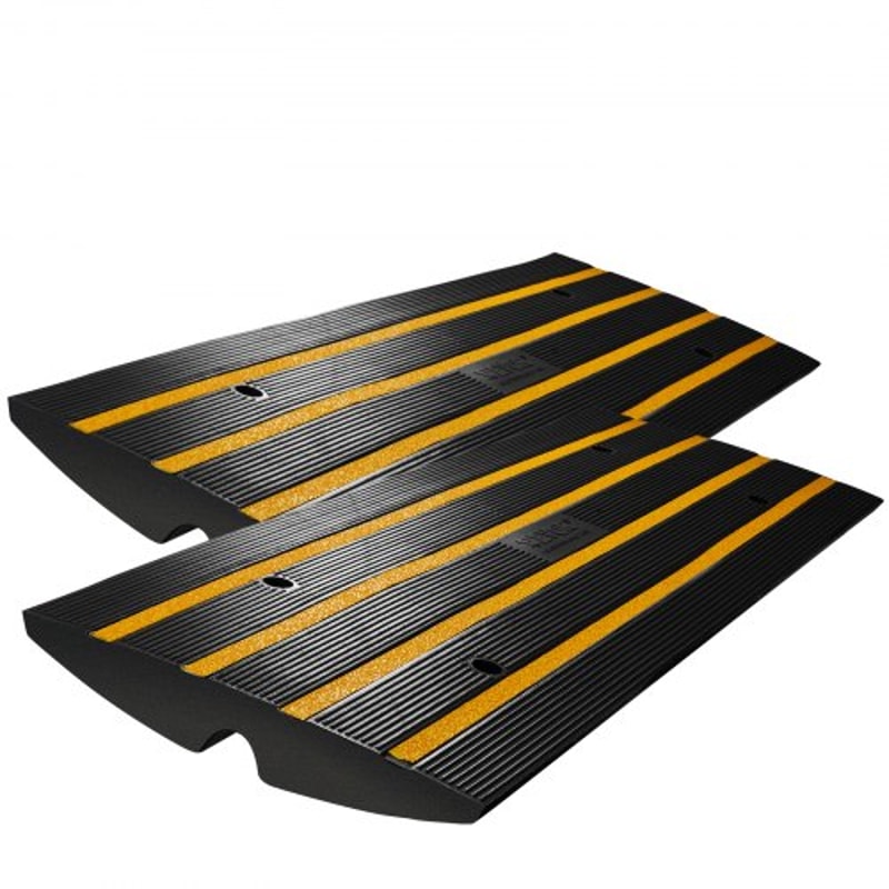Heavy Duty Rubber Driveway Threshold Ramp Rise Curb Bridge Ramp 7