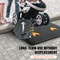 Premium Rubber Threshold Ramp Rise Heavy Duty Wheelchair & Curb Ramp with Non Slip Surface