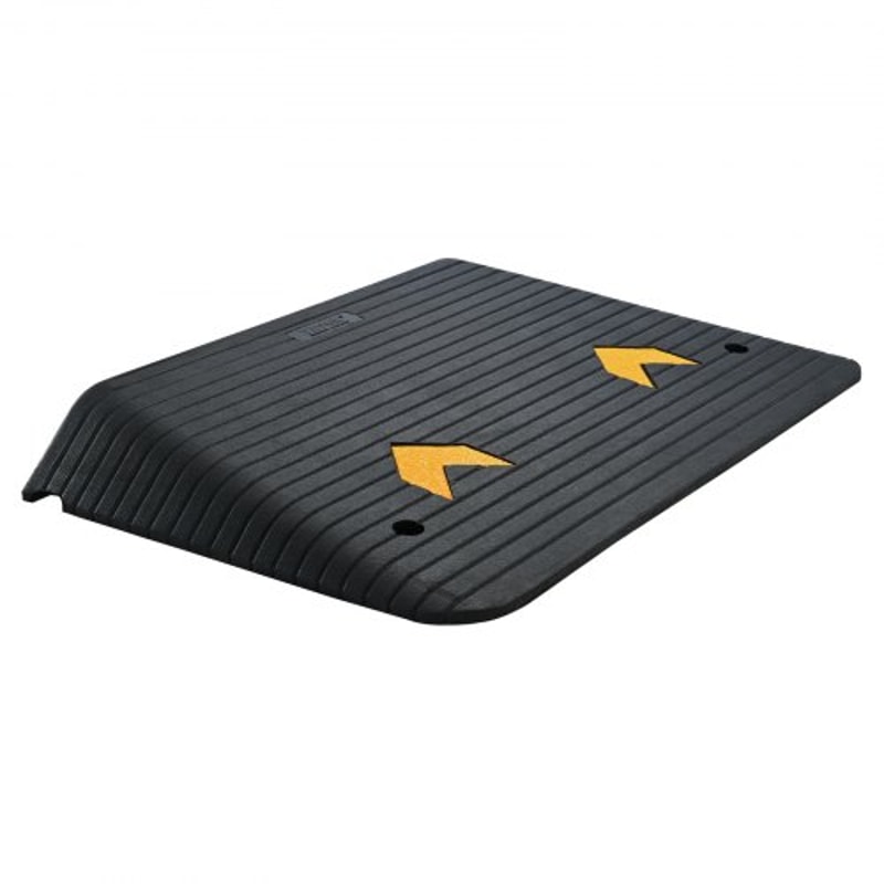Premium Rubber Threshold Ramp Rise Heavy Duty Wheelchair & Curb Ramp with Non Slip Surface