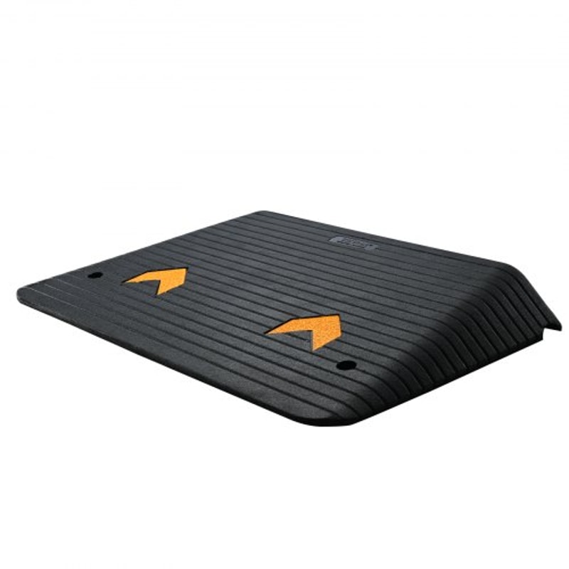 Premium Rubber Threshold Ramp Rise Heavy Duty Wheelchair & Curb Ramp with Non Slip Surface