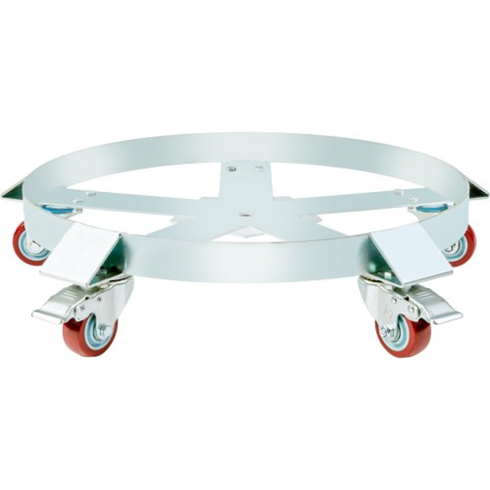 Heavy Duty 55 Gallon Drum Dolly Cart With Swivel Casters 8