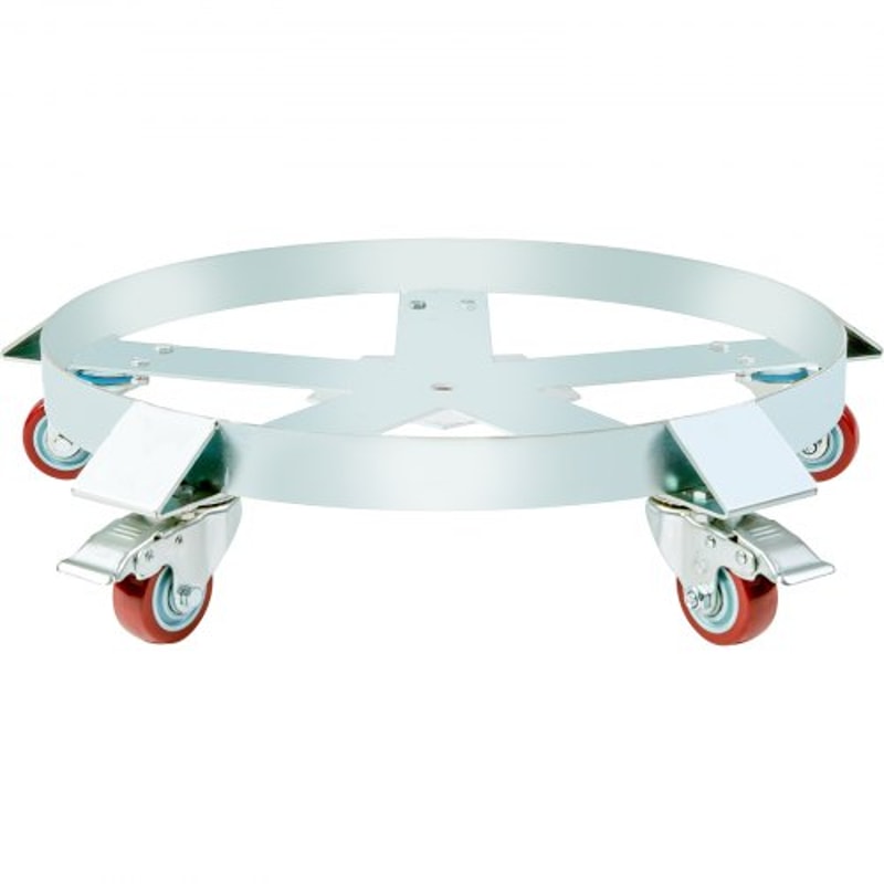 Heavy Duty 55 Gallon Drum Dolly Cart With Swivel Casters 8