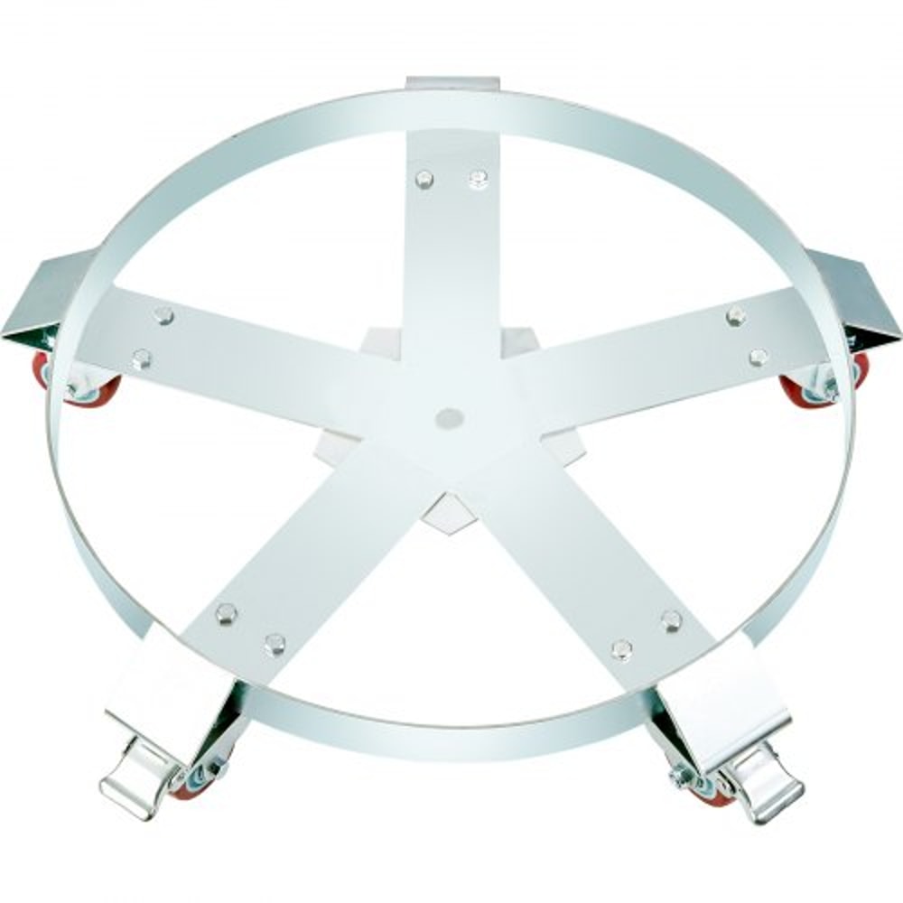 Heavy Duty 55 Gallon Drum Dolly Cart With Swivel Casters 7