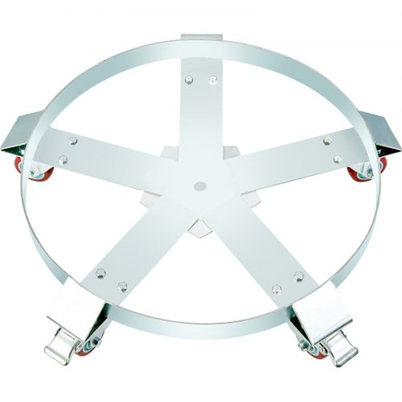 Heavy Duty 55 Gallon Drum Dolly Cart With Swivel Casters 7