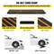 Heavy Duty Rubber Driveway Curb Ramp 26 Threshold Ramp For Garage Loading Dock 4
