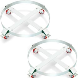 premium steel 55 gallon drum dolly cart with 1000lbs load capacity