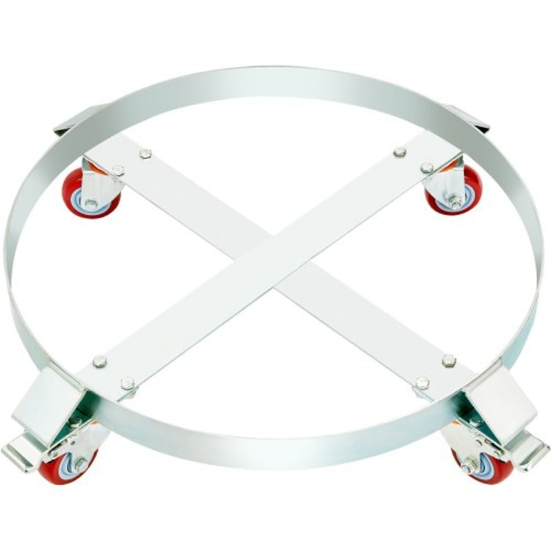 Premium Steel 55 Gallon Drum Dolly Cart With 1000lbs Load Capacity 7