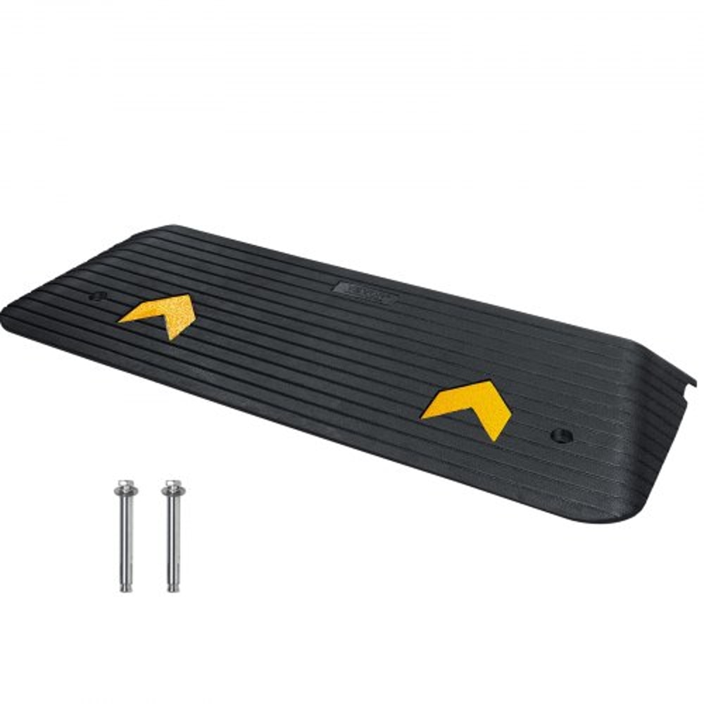 Premium Rubber Threshold Ramp For Wheelchair Scooter Access Heavy Duty Doorway Ramp 0