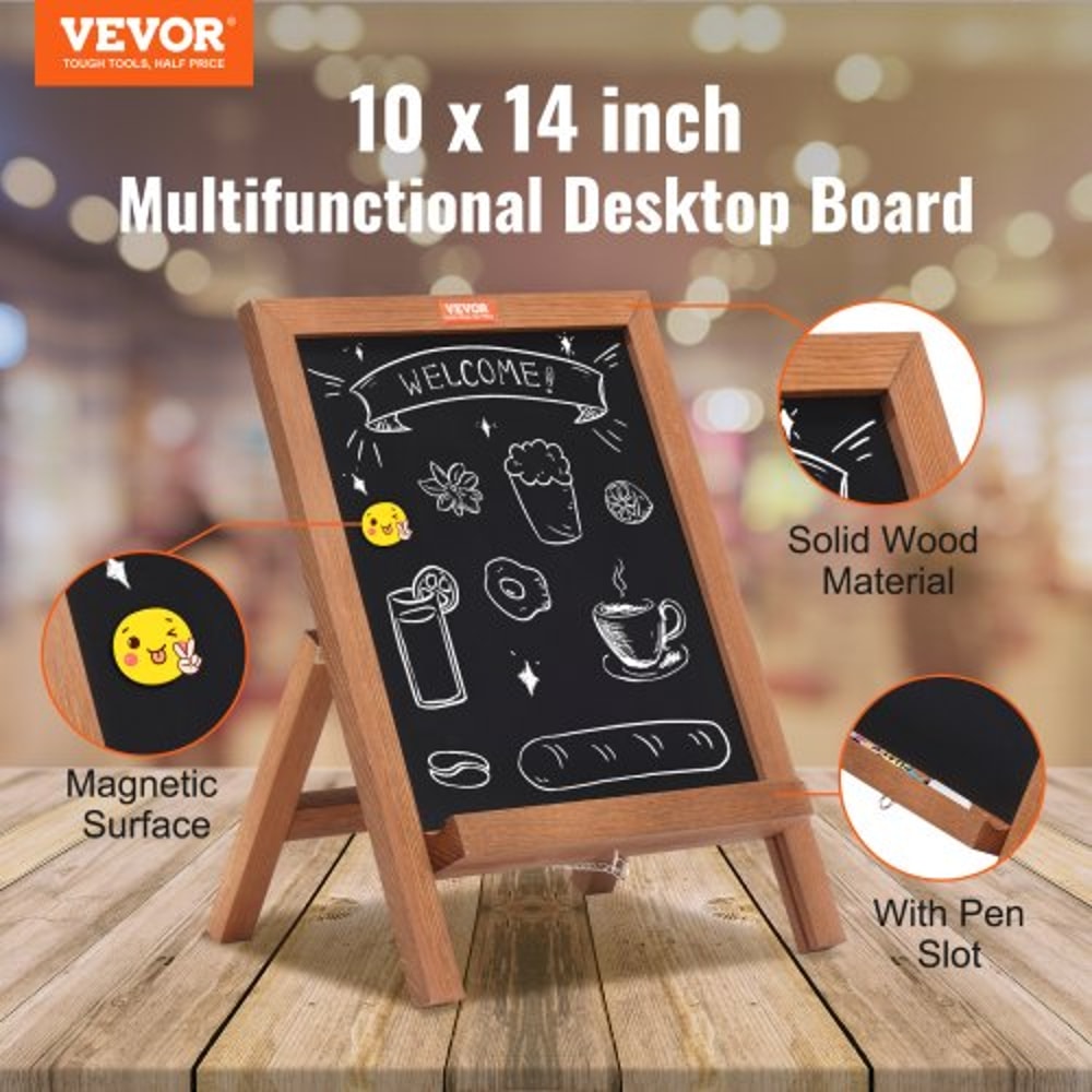 Rustic Tabletop Chalkboard Sign Wood Framed Chalkboard Display 1