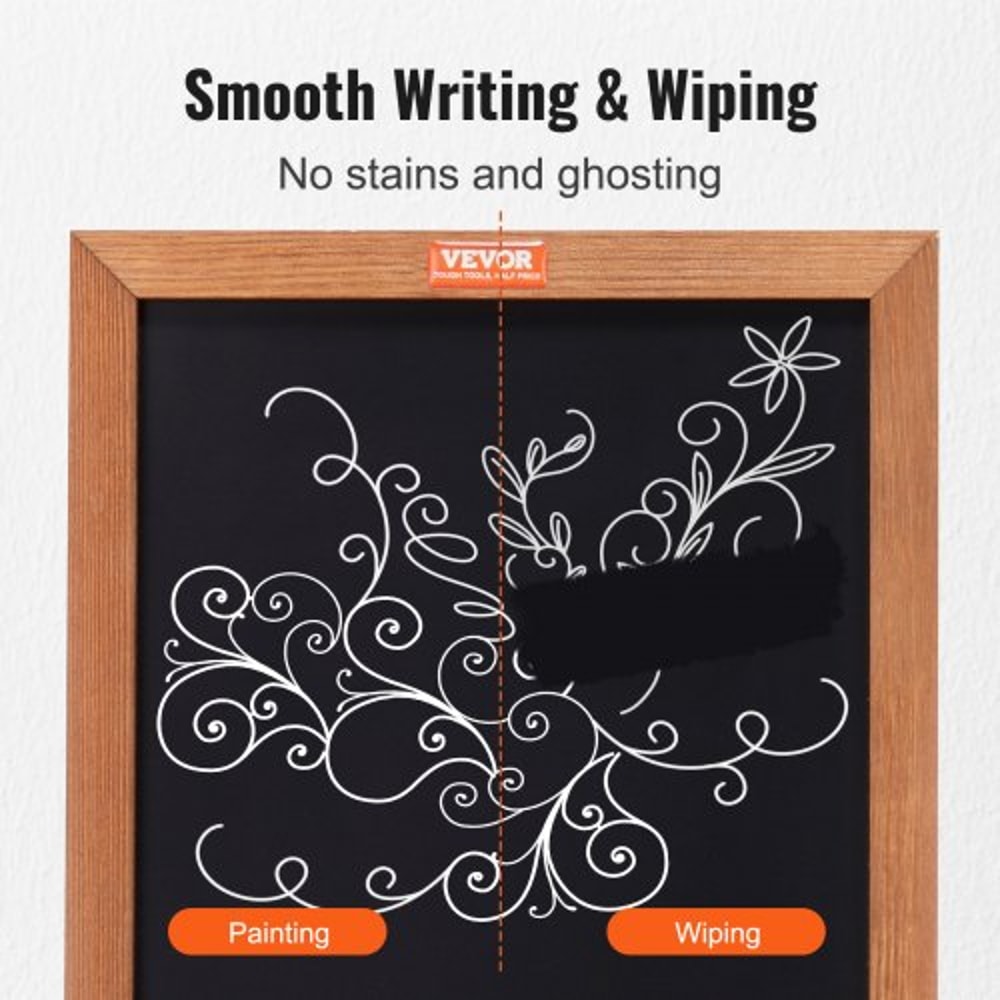Rustic Tabletop Chalkboard Sign Wood Framed Chalkboard Display 3