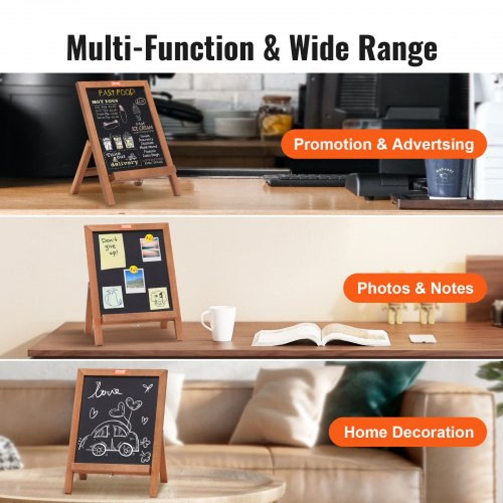 Rustic Tabletop Chalkboard Sign Wood Framed Chalkboard Display 5