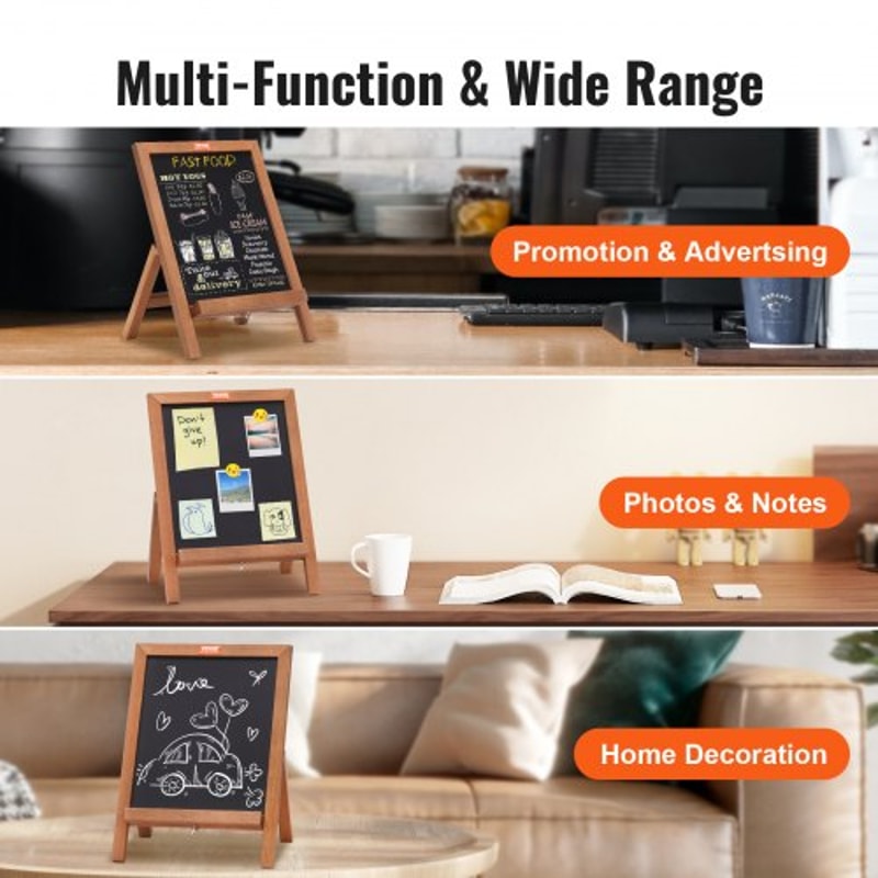 Rustic Tabletop Chalkboard Sign Wood Framed Chalkboard Display 5