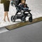 Heavy Duty Rubber Driveway Curb Ramps Expandable Threshold Ramp Set 6