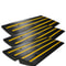 Heavy Duty Rubber Driveway Curb Ramps Expandable Threshold Ramp Set 8