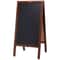 Rustic Wooden A Frame Chalkboard Sign With Chalk Magnetic Eraser Double Sided Sidewalk Display Boa 8