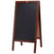 Rustic Wooden A Frame Chalkboard Sign With Chalk Magnetic Eraser Double Sided Sidewalk Display Boa 8