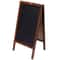 Rustic Wooden A Frame Chalkboard Sign With Chalk Magnetic Eraser Double Sided Sidewalk Display Boa 9