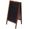 Rustic Wooden A Frame Chalkboard Sign With Chalk Magnetic Eraser Double Sided Sidewalk Display Boa 9