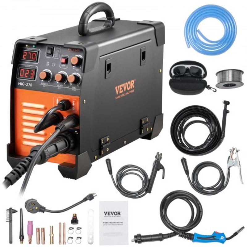 MIG Inverter Welder Machine 270A Flux Core TIG MMA Combo 0
