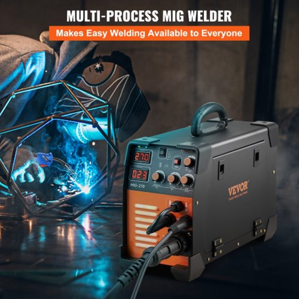 MIG Inverter Welder Machine 270A Flux Core TIG MMA Combo 1