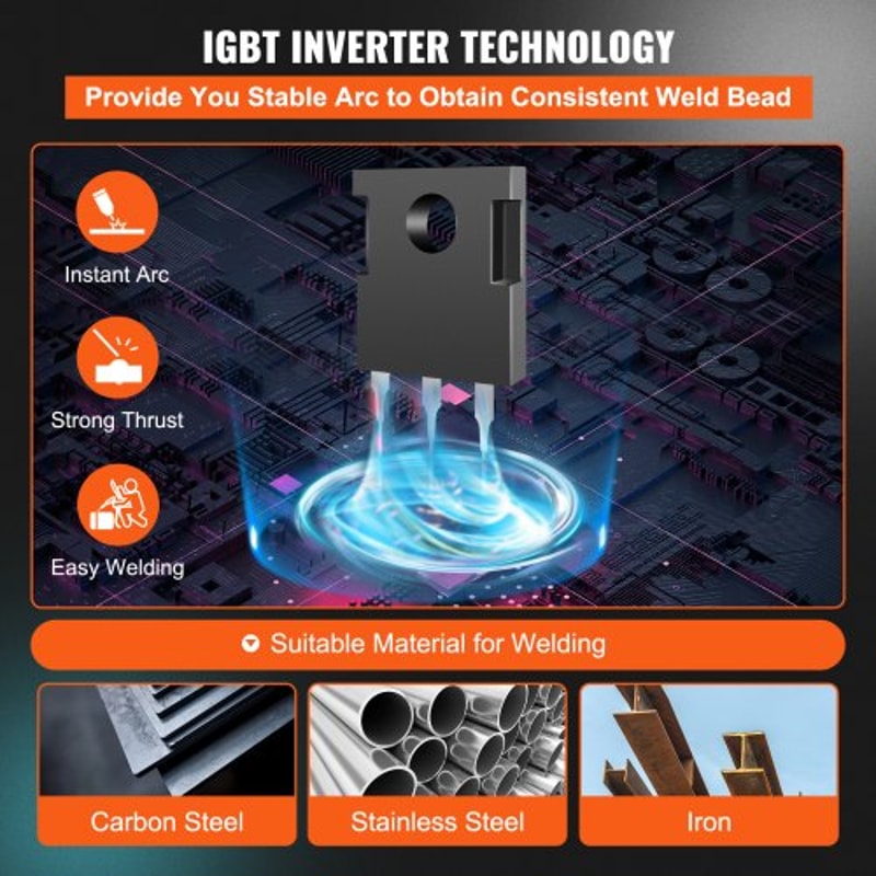 MIG Inverter Welder Machine 270A Flux Core TIG MMA Combo 2