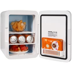 portable 10l mini fridge cooler & warmer for home, office, dorm & travel