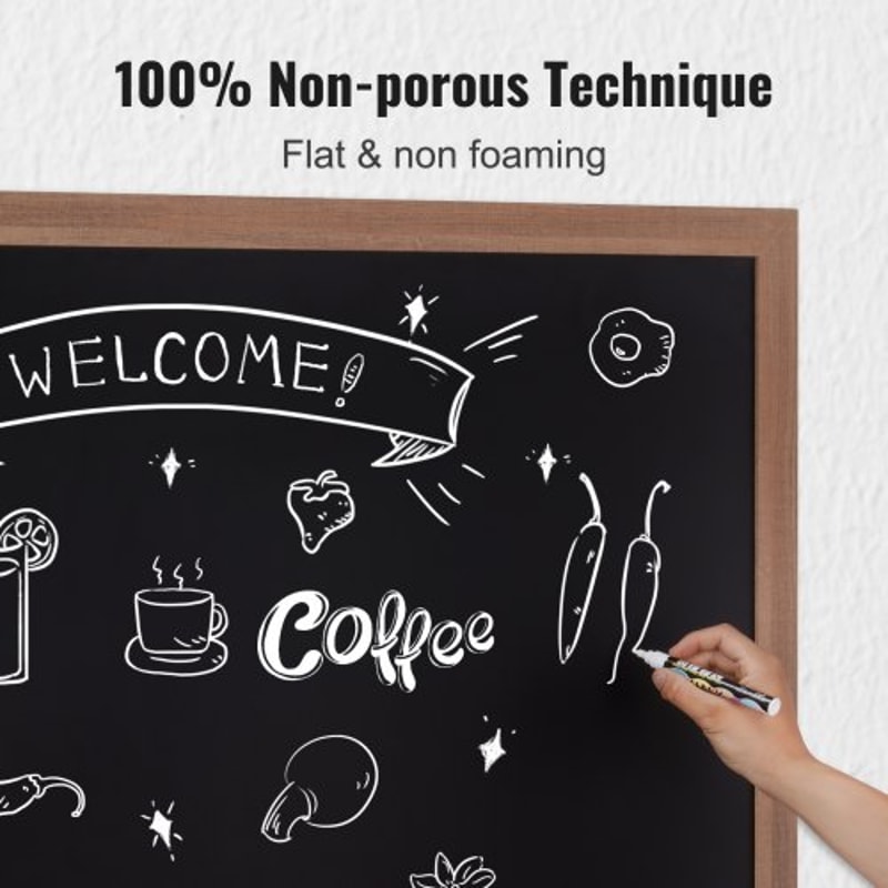 Large Chalkboard Sign Wall Hanging Magnetic Chalkboard With Wood Frame 2