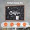 Large Chalkboard Sign Wall Hanging Magnetic Chalkboard With Wood Frame 5