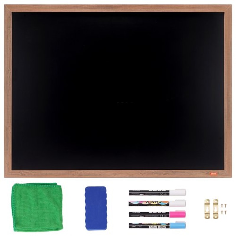 Large Chalkboard Sign Wall Hanging Magnetic Chalkboard With Wood Frame 7