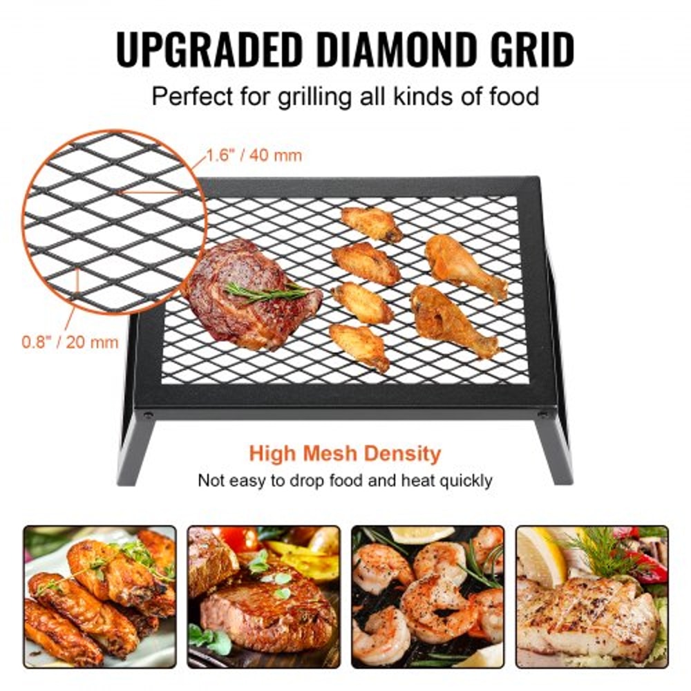 Heavy Duty Portable Campfire Grill For Outdoor Cooking 3