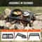 Heavy Duty Portable Campfire Grill For Outdoor Cooking 6