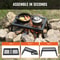 Heavy Duty Portable Campfire Grill For Outdoor Cooking 6