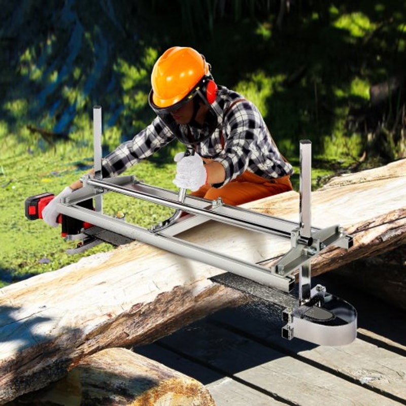 Portable Guide Bar Sawmill Adjustable Chainsaw Mill For Wood Lumber Cutting 5
