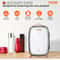 6L Skincare & Cosmetic Mini Fridge with LED Mirror and Quiet Cooling