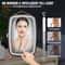 6L Skincare & Cosmetic Mini Fridge with LED Mirror and Quiet Cooling