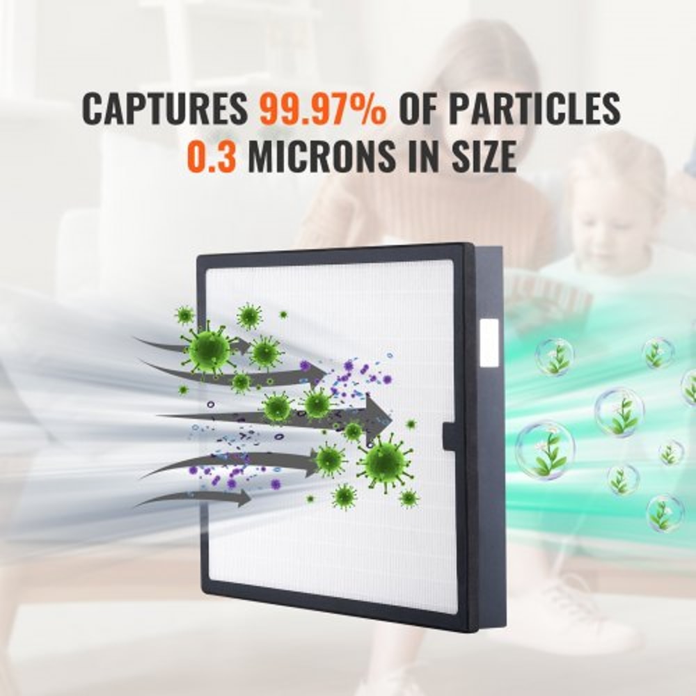 High Efficiency HEPA Air Filter Replacement for Air Purifiers & Scrubbers