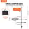 Portable 360° Adjustable Campfire Grill Grate for Outdoor Fire Pit Cooking