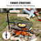 360° Swivel Campfire Grill with Heavy Duty Steel Fire Pit Grate