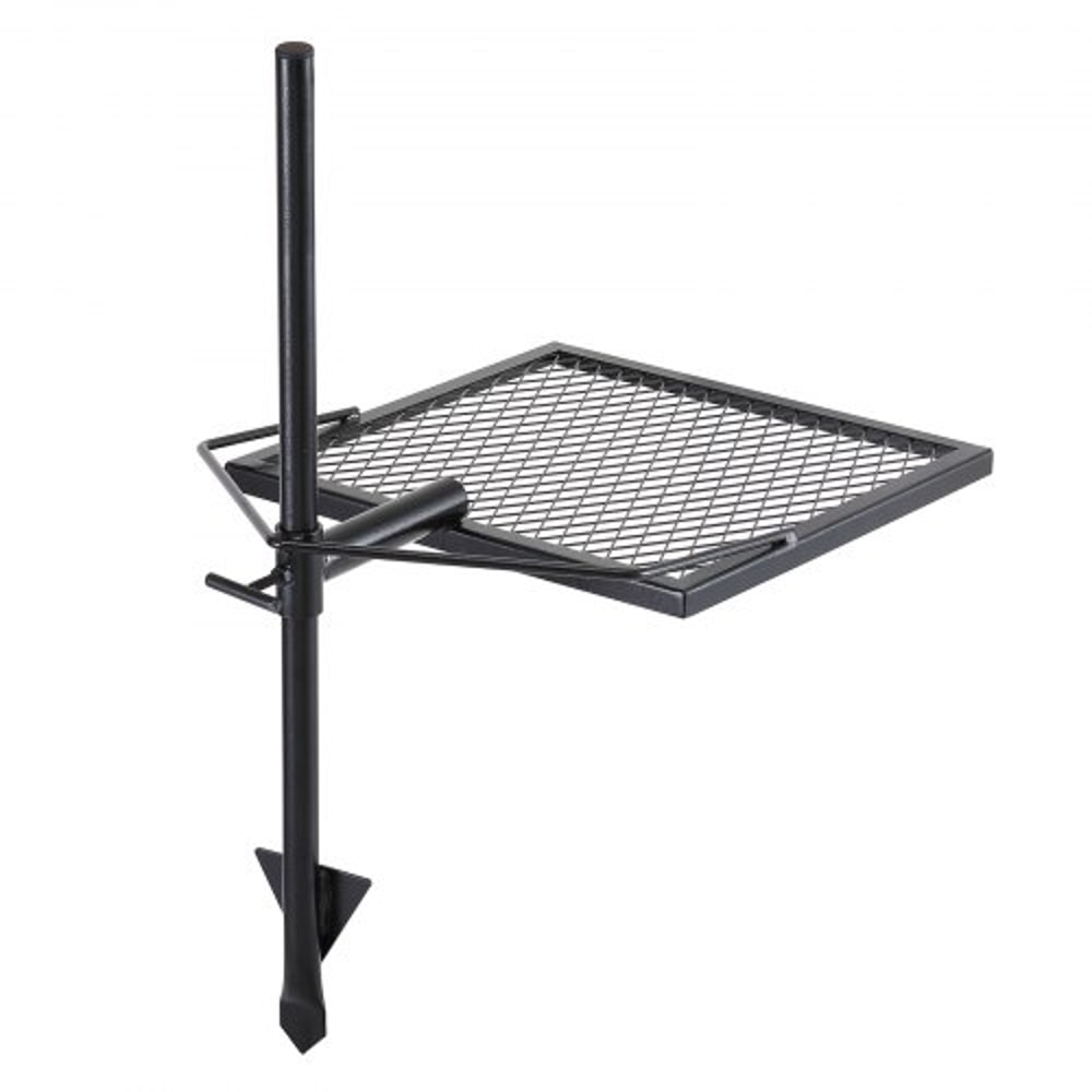 360° Swivel Campfire Grill with Heavy Duty Steel Fire Pit Grate