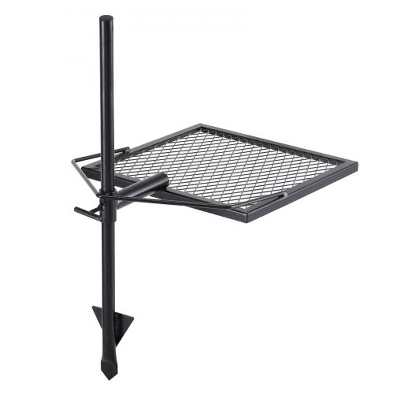 360° Swivel Campfire Grill with Heavy Duty Steel Fire Pit Grate