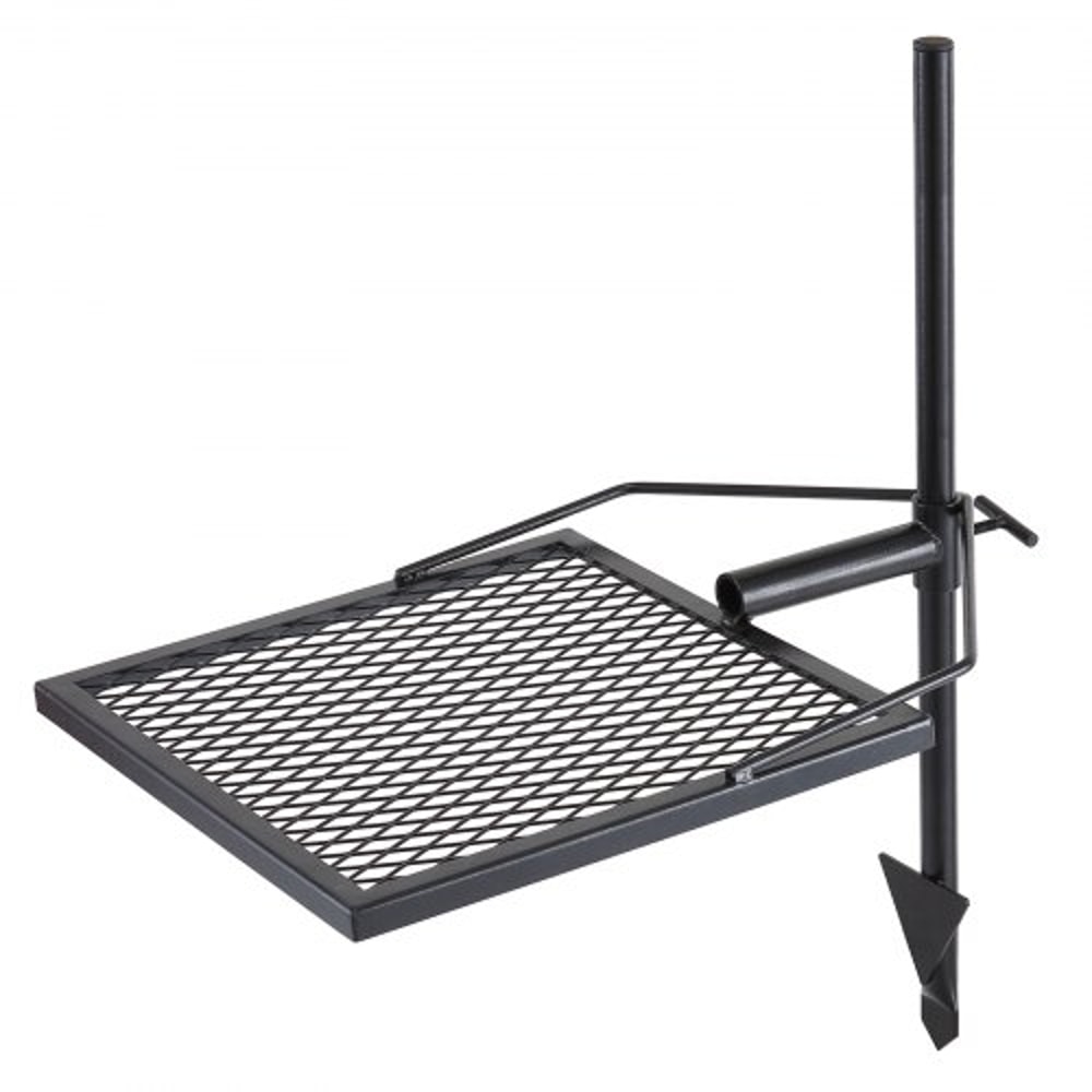 360° Swivel Campfire Grill with Heavy Duty Steel Fire Pit Grate