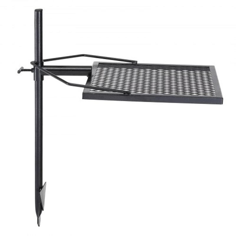 360° Swivel Campfire Grill with Heavy Duty Steel Fire Pit Grate